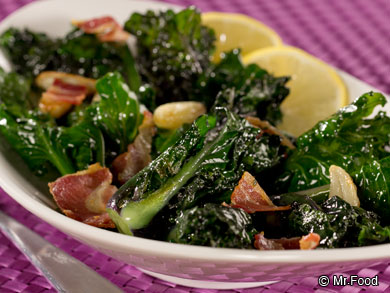 Sauteed Lollipops with Pancetta