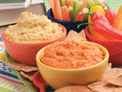 Roasted Red Pepper Hummus