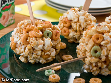 Caramel Apple Popcorn Balls