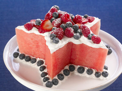 Watermelon Star Cake