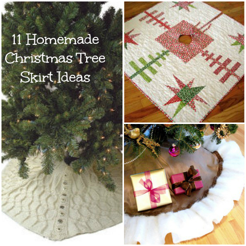 11 homemade christmas tree skirt ideas 11 homemade christmas tree skirt ideas