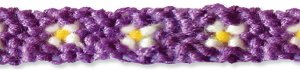 Daisy Chain Friendship Bracelet Pattern