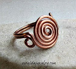 How to Make a Spiral Wire Ring