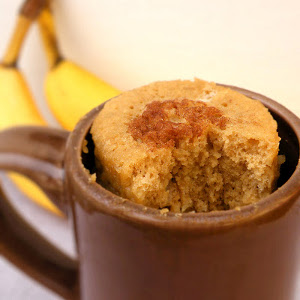Microwave Mug Banana Bread 