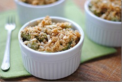 Skinny Broccoli and Cheese Casseroles