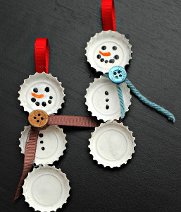 Best Bottle Cap Snowmen Ornaments