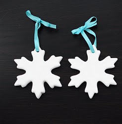 Snowflake Christmas Tree Ornaments 