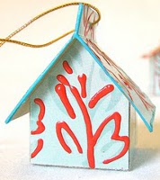 Tissue Box House Ornament