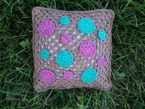 Pretty Polka Dot Pillow