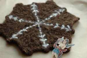 Snowflake and Cookie Coaster