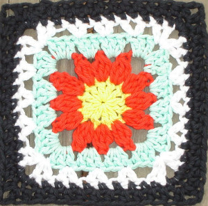 Julia's Crochet Flower Square 