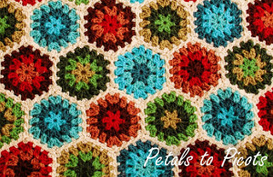 Vintage Vibe Crochet Hexagon Afghan