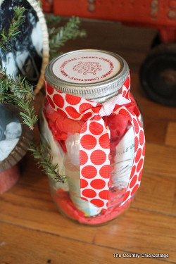 Mason Jar Gift Wrap
