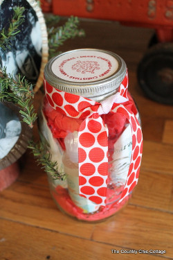 Mason Jar Gift Wrap 