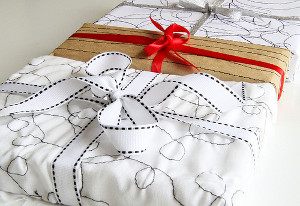Stitched Gift Wrap 