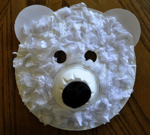 Playful Polar Bear Mask