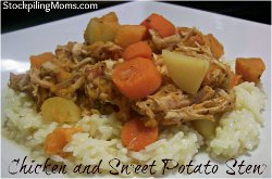Freezer Cooking: Chicken and Sweet Potato Stew