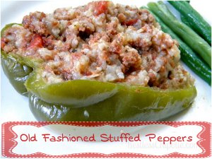 Old Fashioned Stuffed Bell Peppers