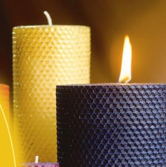 Rolled-Beeswax Candles