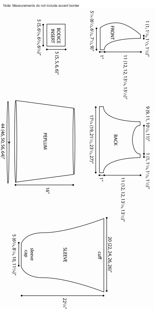 Renaissance Tunic Diagrams