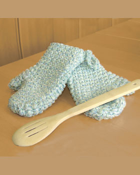 Crochet Oven Mitts