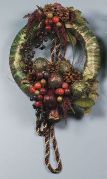 pear berry wreath