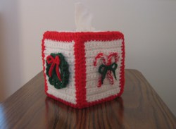 Boutique Christmas Tissue Box Cover | FaveCrafts.com