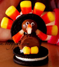 Candy and Cookie Turkey Candy and Cookie Turkey