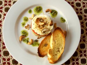 Goat Cheese and Herb Toast