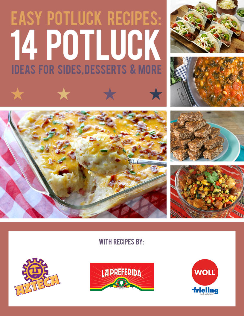 14 Easy Potluck Recipes free eCookbook