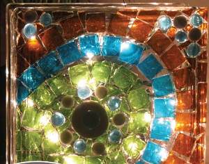 KraftyBlok Mosaic Lamp