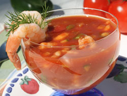 Chilled Shrimp Cocktail Soup