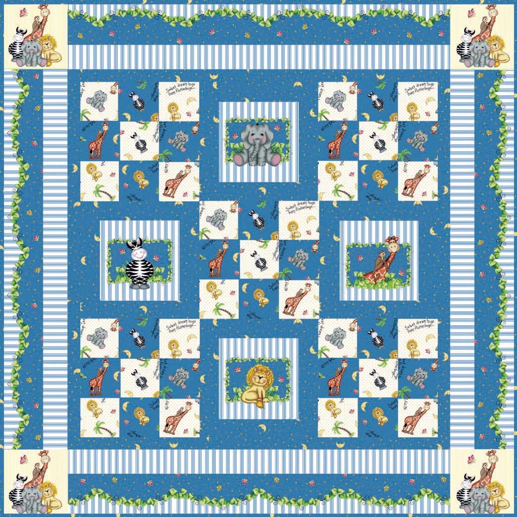 Animal Nursery Quilt Pattern from Springs Creative