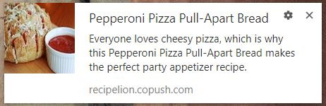 Pepperoni Pizza Pull Apart Bread