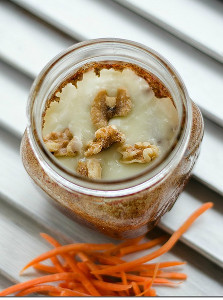 4-Minute Carrot Cake in a Jar