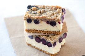 Blueberry Lemon Cheesecake Bars