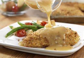 Crunchy Chicken and Gravy