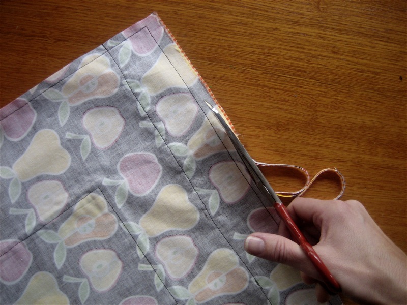 How To Sew A Lined Apron 2523