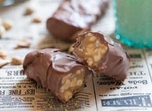 Heavenly Homemade Snickers Bars