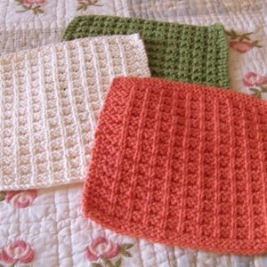 Learn How to Knit with a Knit Dishcloth Pattern: 10 ...