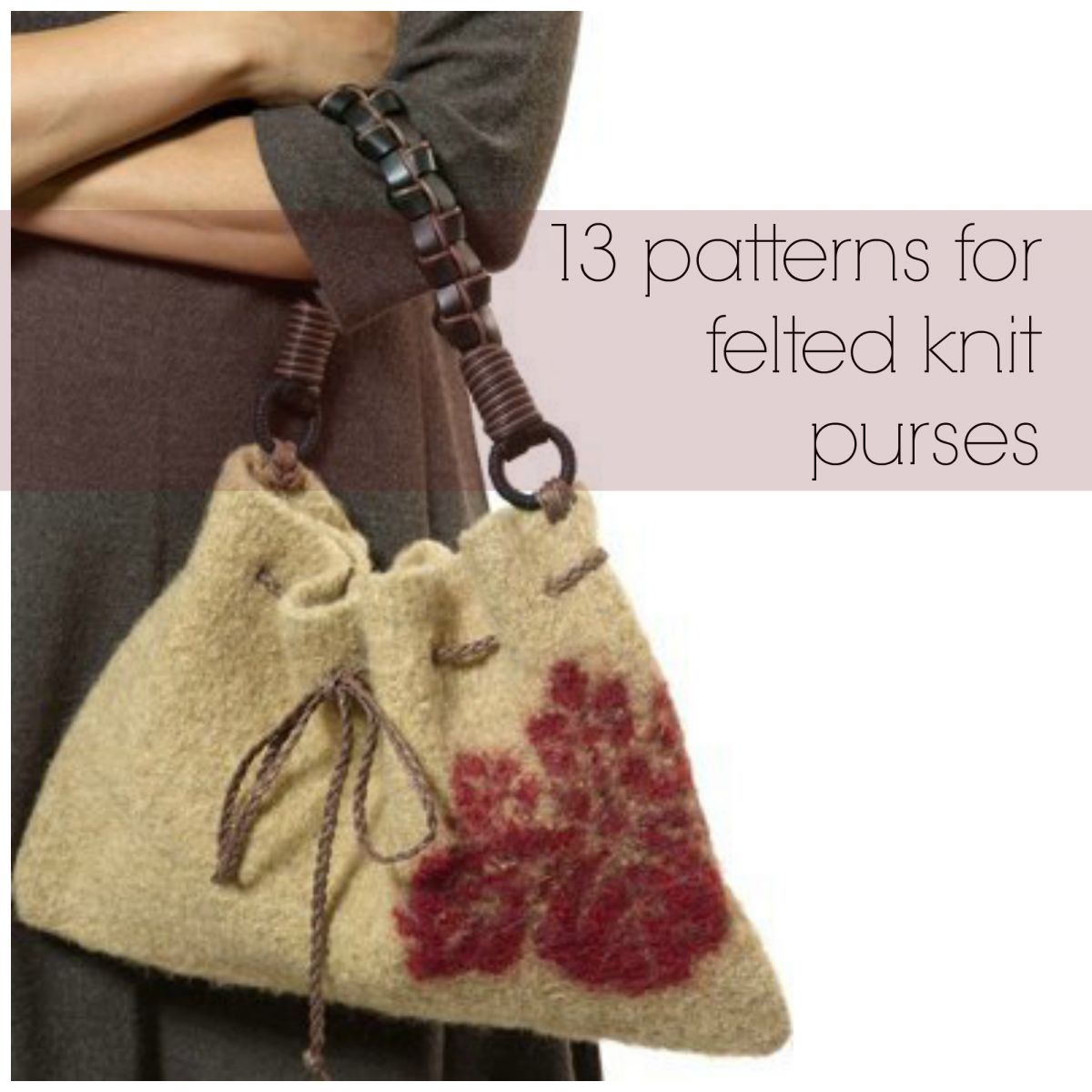 felted wool purse