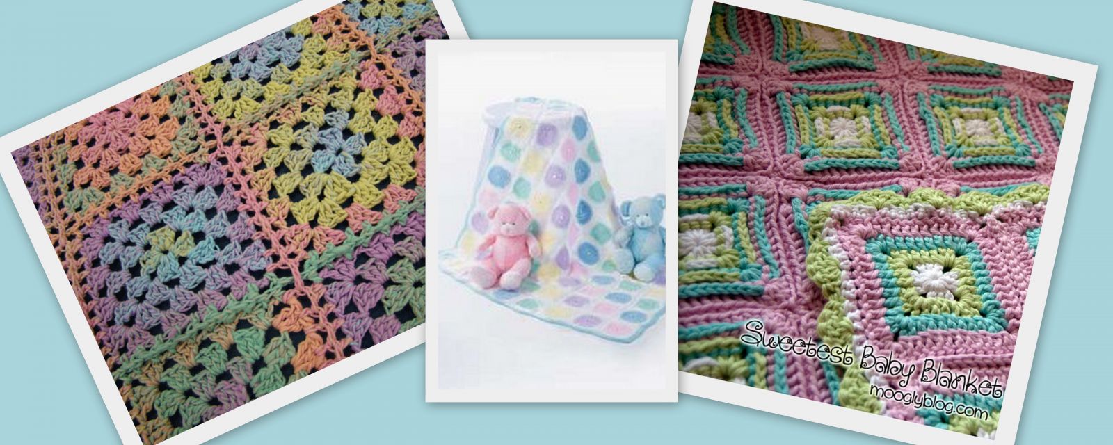 3 Granny Square Afghans In Pastel Colors Allfreecrochetafghanpatterns Com