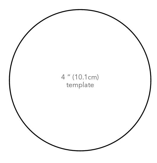 4-inch Circle Template