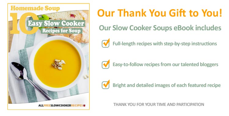 Homemade Soup: 10 Easy Slow Cooker Recipes for Soup free eCookbook