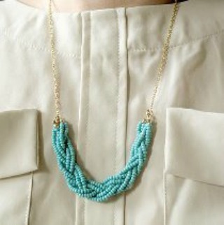 Braided Seed Bead Necklace Braided Seed Bead Necklace