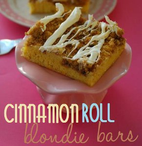 Cinnamon Roll Blonide Bars