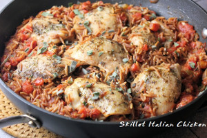 Italian Chicken with Orzo