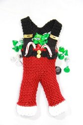 Crochet Santa Pants Bag