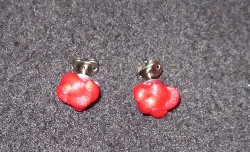 Christmas Card Knotted Earrings