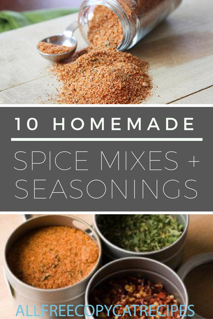 10 Homemade Spice Mixes and Homemade Seasonings